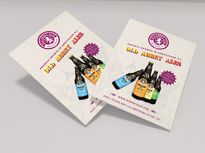 Old Abbey Ales | Poster design beer design graphicdesigner inspiration posterdesign simple design ui vancouver brand