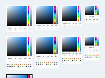 Pure Javascript Colorpicker Plugin admin admin panel color colorpicker