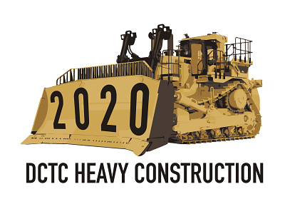 Heavy Construction Logo branding construction design education graphic design illustrator logo logo art logo design