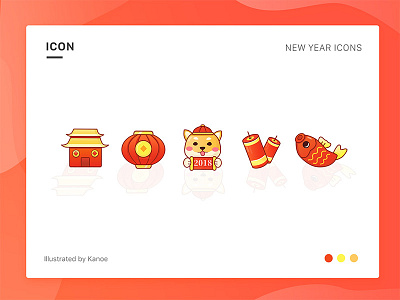 Happy Chinese New Year icon new year