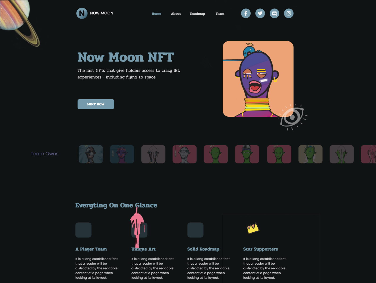 Kosmos NFT UI/UX by Asfandyar Malik on Dribbble