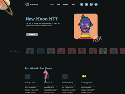 Kosmos NFT UI/UX branding ui