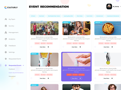 Event page branding ui