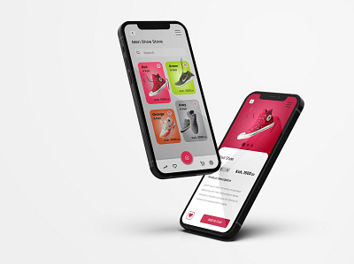 ECommerce Shop App app design graphic design ui