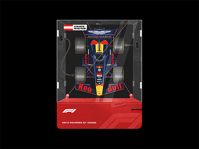 F1-Red Bull Racing graphic design icon illustrator