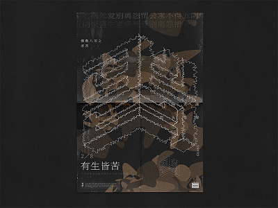 佛教八苦之老苦 font design graphic design poster