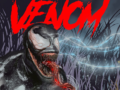 poster movie venom 3d action branding character cinema comedi drama graphic design horor illustration komik logo movie poster vector