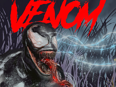 poster movie venom 3d action branding character cinema comedi drama graphic design horor illustration komik logo movie poster vector