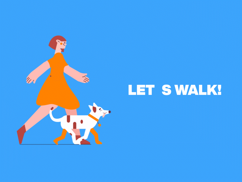 Walk Cycle aftereffects animation design illustration motion graphics