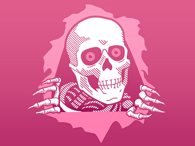 Powell Skull bones illustration powell skull vcj