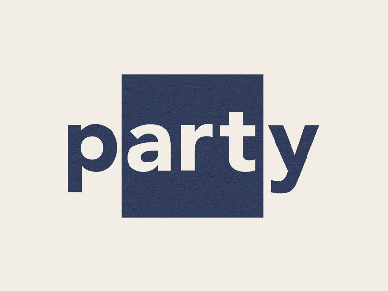 Artparty Logo art branding event logo party