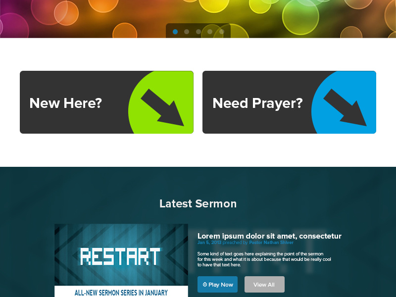 Bent Tree Church Second Draft round2 church design wordpress