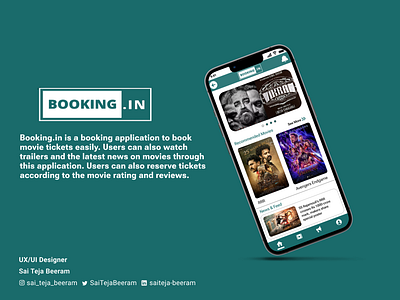 Booking.in App - A Movie Booking Application