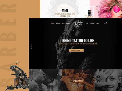 Barber - A Creative PSD Template