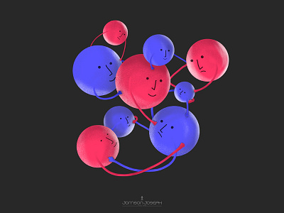 Feelings_Circle faces cintiq circle faces circles design dribbble feeling graphic design illustrationgraphicdesign life visual design visualization