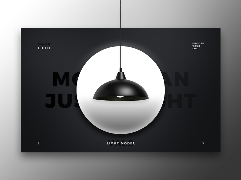 Dark vs. Light by Mihael Hribar on Dribbble