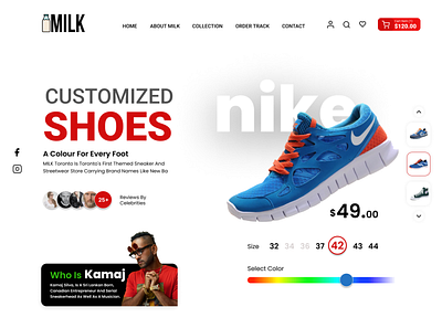 Milk Toronto Concept Web UI