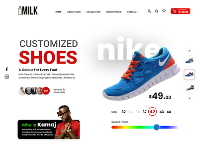 Milk Toronto Concept Web UI