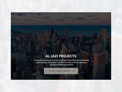 Al Jazi blue compound design touch touchscreen ui ux web web design website