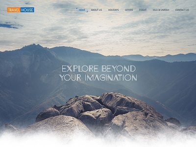 Travelhouse design explore travel travel agency travel app travelhouse ui ux web web design