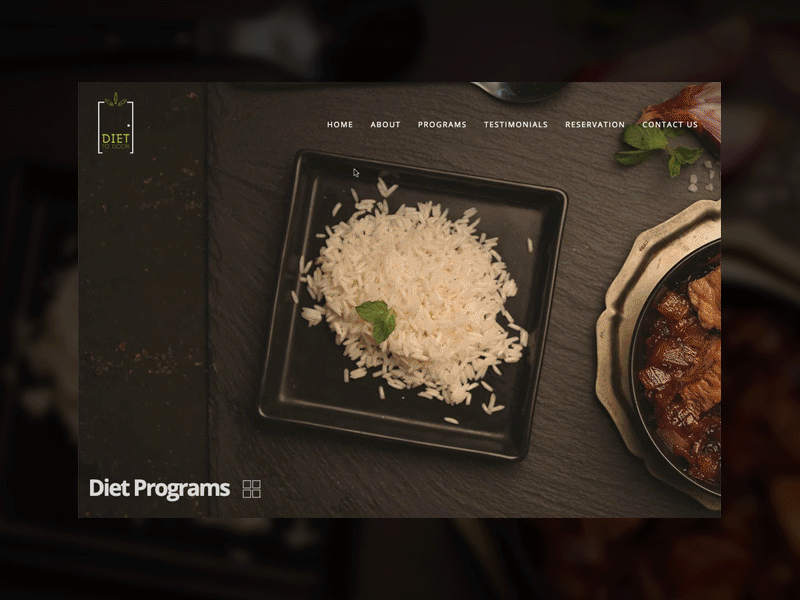 Diet to door - Diet programs animation css design ui ux web web design website