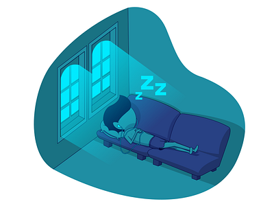 Summer Night character design illustration illustration design inkscape sleep sleeping summer vector