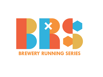 brewery running series active beer brand branding design logo running throw back vector vintage