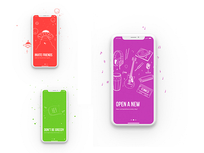 onboarding slider animation app design graphic design ui