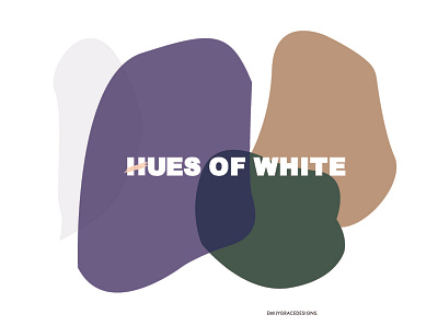 Hues of White art branding design illustration lettering logo minimal type typography website