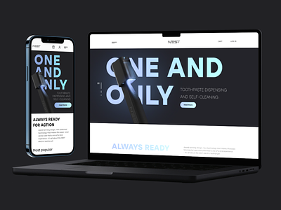 Оnline store Nest on Shopify design figma industry ui ux