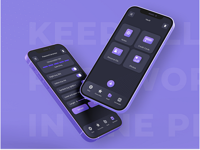 Maxilock - Password security app app design interface mobile product product design ui ux