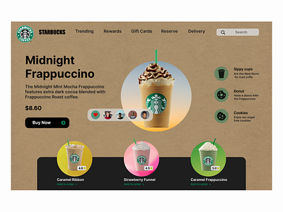 Coffee Shop Web design figma ui ux web design