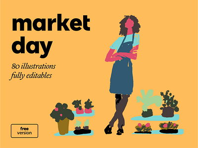 market day – illustration pack