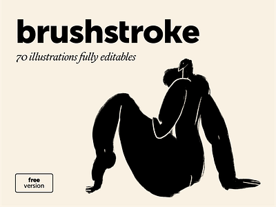 brushstroke – illustration pack