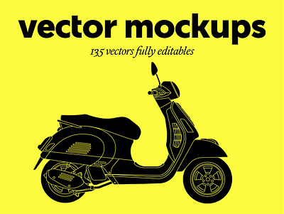 vector mockups bundle clean free illustration resource vector