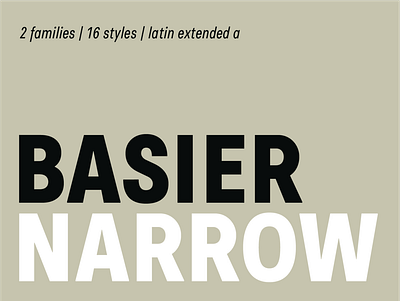 basier narrow font condensed design fonts free resource sans serif typography ui