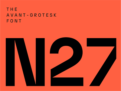 N27 font branding clean design free resource sans serif ui