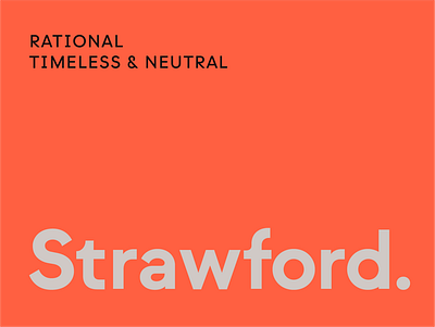 strawford font branding clean design free resource sans serif ui