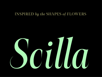 scilla font