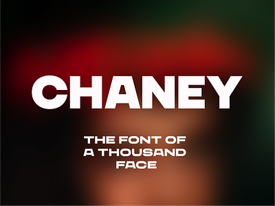 chaney font