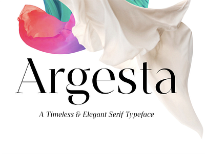 argesta font clean design display free resource serif ui