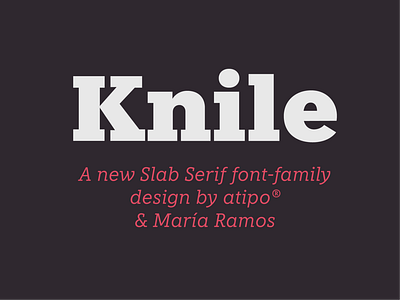 knile font