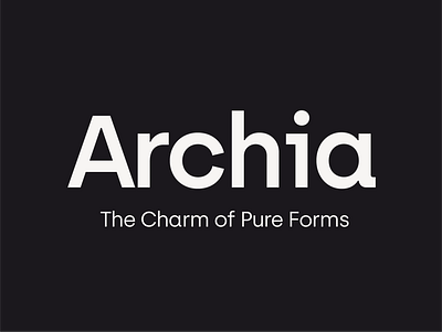 archia font branding clean design free logo resource sans serif ui