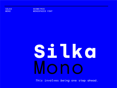 silka mono font branding clean design free resource sans serif