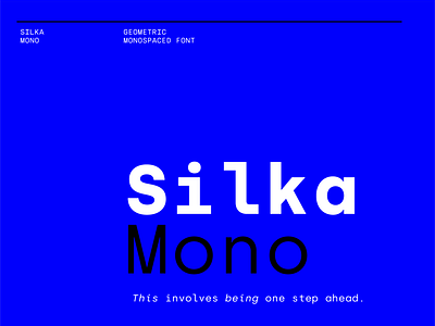 silka mono font