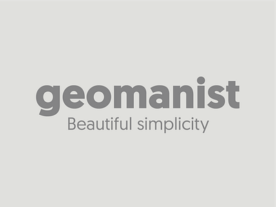 geomanist font branding clean design free resource sans serif ui