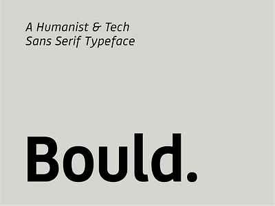 bould font