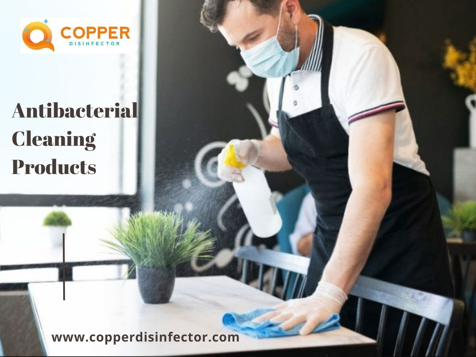 Antibacterial Cleaning Products CopperDisinfector by
