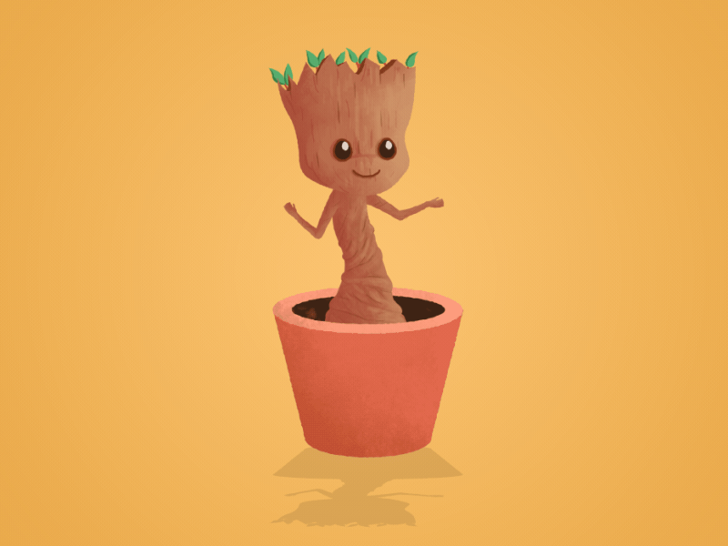 Dancing Baby Groot by Lucy Regan on Dribbble
