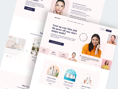 Skin Care Landing Page